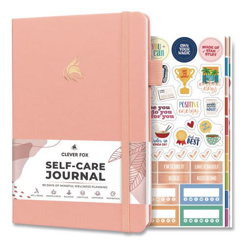 Self-care Journal, Undated 90-day Daily/weekly/monthly Format, Light Pink Cover, 8.3 X 5.8 Sheets