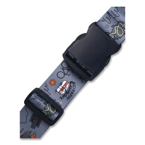 Polyester Luggage Strap, 75", Multicolor