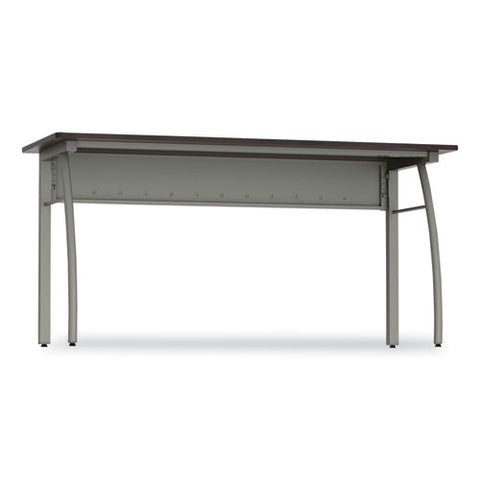 Trento Line Rectangular Desk, 59.13" X 23.63" X 29.5", Mocha