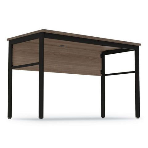 Urban Series Desk Workstation, 47.25" X 23.75" X 29.5", Natural Walnut