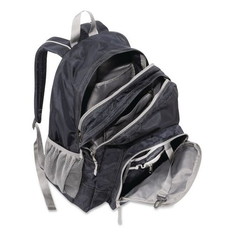 Deluxe Book Pack Backpack, 13 X 9.5 X 17, Black