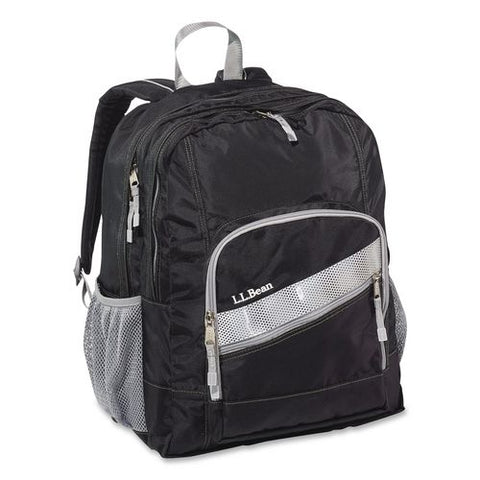 Deluxe Book Pack Backpack, 13 X 9.5 X 17, Black