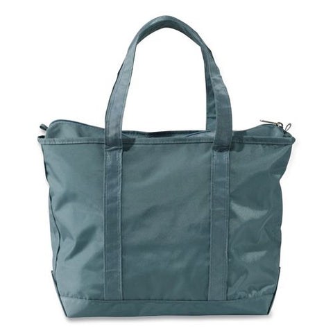 Large Nylon Everyday Lightweight Tote, 17" X 7.5" X 15", Soft Spruce