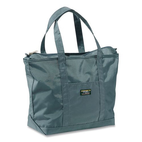 Large Nylon Everyday Lightweight Tote, 17" X 7.5" X 15", Soft Spruce