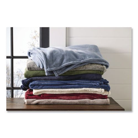 Wicked Plush Throw, 50 X 60, Deep Blue