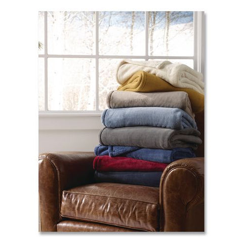 Wicked Plush Throw, 50 X 60, Deep Blue