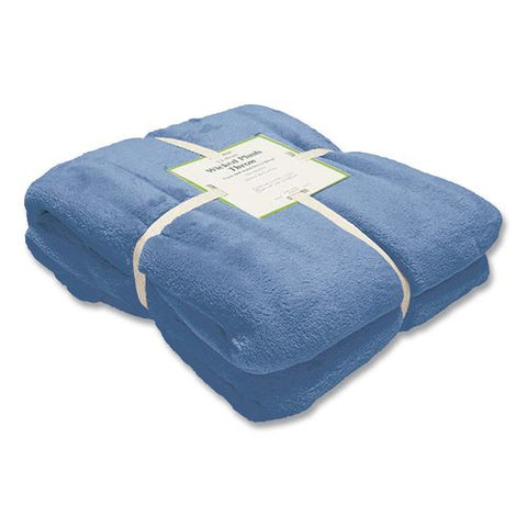Wicked Plush Throw, 50 X 60, Deep Blue