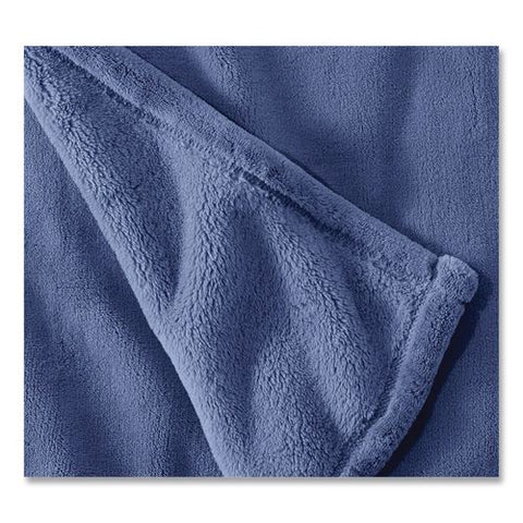 Wicked Plush Throw, 50 X 60, Deep Blue