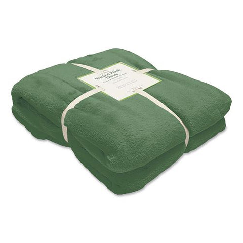 Wicked Plush Throw, 50 X 60, Deep Olive