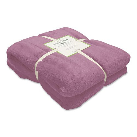 Wicked Plush Throw, 50 X 60, Washed Orchid