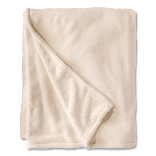 Wicked Plush Throw, 50 X 60, Antique White
