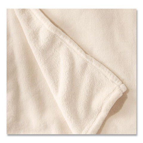 Wicked Plush Throw, 50 X 60, Antique White