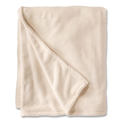 Wicked Plush Throw, 50 X 60, Antique White