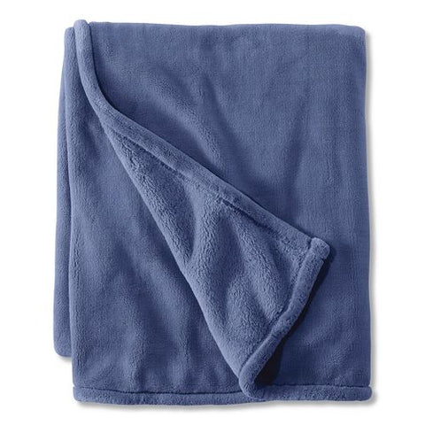 Wicked Plush Throw, 50 X 60, Bayside Bue Heather