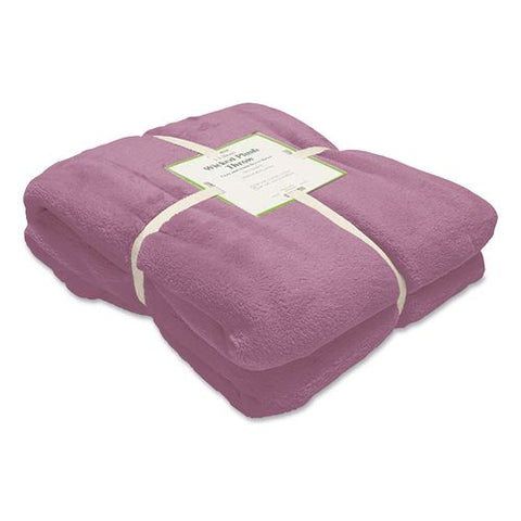 Wicked Plush Throw, 60 X 80, Washed Orchid