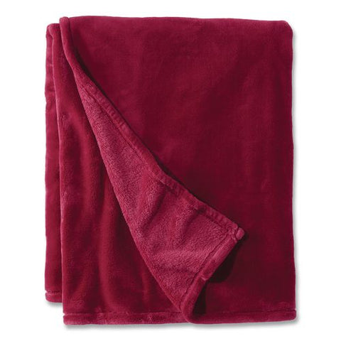 Wicked Plush Throw, 60 X 80, Mountain Red