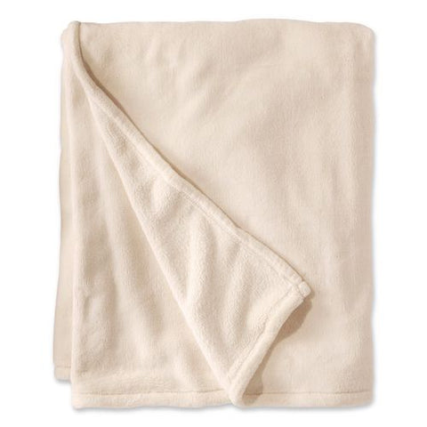 Wicked Plush Throw, 60 X 80, Antique White