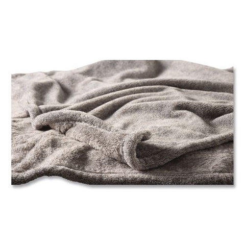 Wicked Plush Throw, 60 X 80, Charcoal Gray Heather