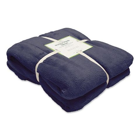 Wicked Plush Throw, 60 X 80, Navy