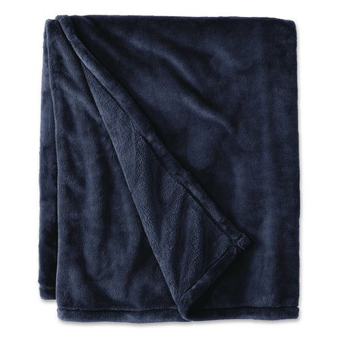Wicked Plush Throw, 60 X 80, Navy