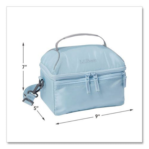 Flip-top Insulated Lunch Box, 9 X 5 X 7, Surf Blue