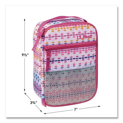 Insulated Lunch Bag, 7 X 3.75 X 9.5, Hibiscus Dash