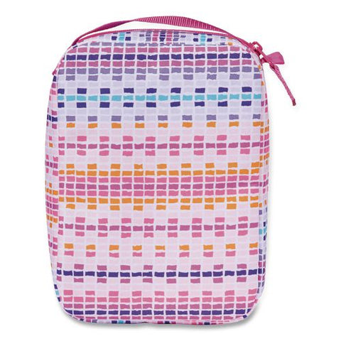 Insulated Lunch Bag, 7 X 3.75 X 9.5, Hibiscus Dash