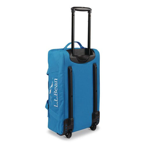 Adventure 22" Polyester Telescoping Carry-on Travel Duffel With Wheels, 22 X 12 X 9, Medium Blue