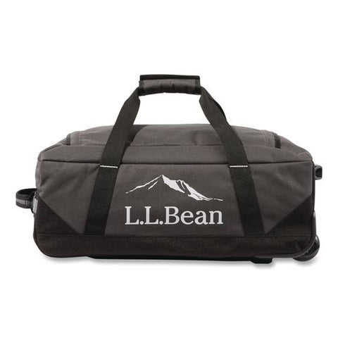 Adventure 22" Polyester Telescoping Carry-on Travel Duffel With Wheels, 22 X 12 X 9, Alloy Gray