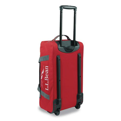 Adventure 22" Polyester Telescoping Carry-on Travel Duffel With Wheels, 22 X 12 X 9, Dark Red