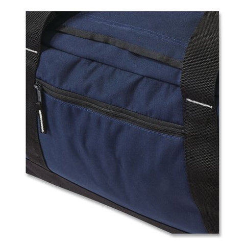 Adventure 22" Polyester Telescoping Carry-on Travel Duffel With Wheels, 22 X 12 X 9, Navy