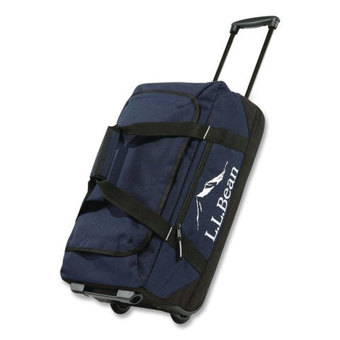 Adventure 22" Polyester Telescoping Carry-on Travel Duffel With Wheels, 22 X 12 X 9, Navy