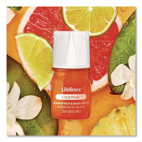 Aromatherapy Essential Oil Flameless Candle Diffuser, Grapefruit And Bergamot Essential Oil, 5.5 X 5.5 X 5.5, Olive