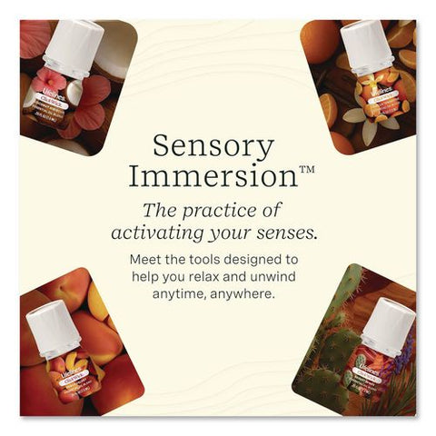 Clickwick Sunkissed Escape Essential Oil Set, Coconut Hibiscus/desert Winds/peach Velvet/vanilla Tangerine, 0.25 Oz Bottle
