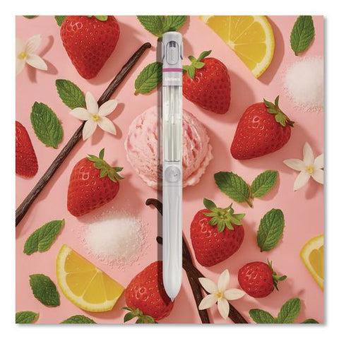 Essential Oil Blends Pen Diffuser, Strawberry Milkshake Scent, White
