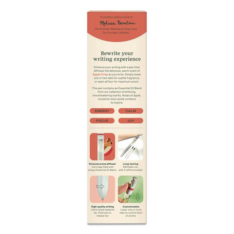 Essential Oil Blends Pen Diffuser, Apple Crisp Scent, White