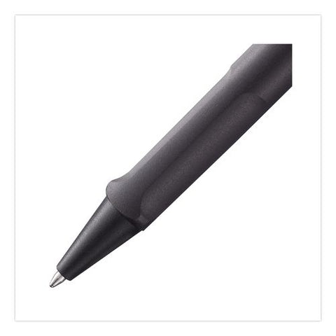 Safari Ballpoint Pen, Retractable, Medium, Black Ink, Black Barrel