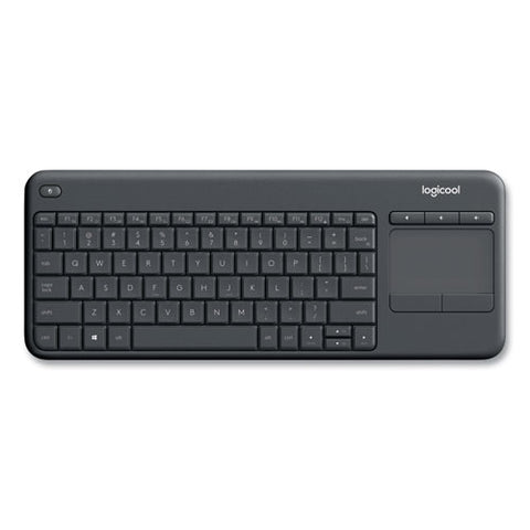 Wireless Touch Keyboard K400 Plus, Black