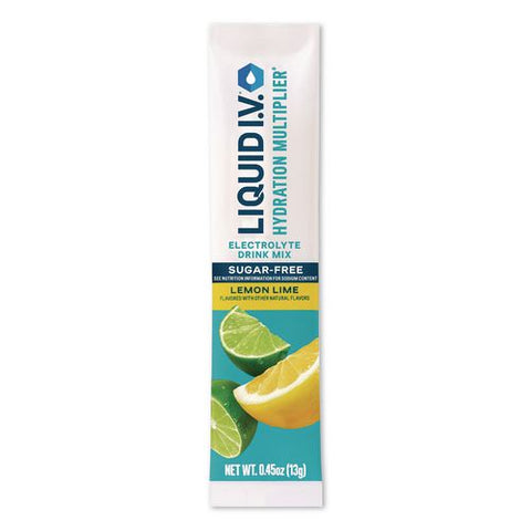Sugar-free Hydration Multiplier, Lemon Lime, 0.56 Oz Stick, 15/box