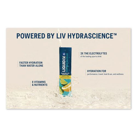Sugar-free Hydration Multiplier, Lemon Lime, 0.56 Oz Stick, 15/box