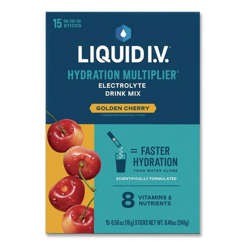 Hydration Multiplier, Golden Cherry, 0.56 Oz Stick, 15/box