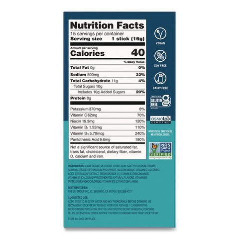 Hydration Multiplier, Strawberry Lemonade, 0.56 Oz Stick, 15/box