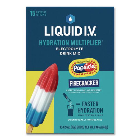 Hydration Multiplier, Popsicle Firecracker, 0.56 Oz Stick, 15/pack