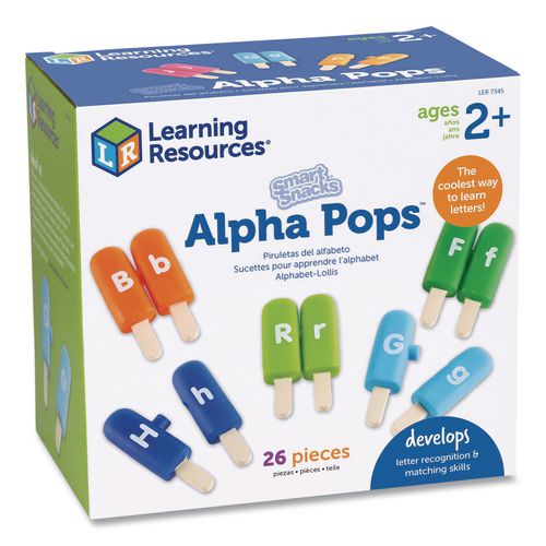 Smart Snacks Alpha Pops, Pre-k, 26 Pieces