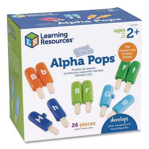 Smart Snacks Alpha Pops, Pre-k, 26 Pieces