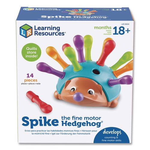 Spike The Fine Motor Hedgehog, Pre-k, 14 Pieces