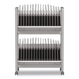 32 Bay Open Charging Cart For 32 Devices, 27 X 14.75 X 39.75