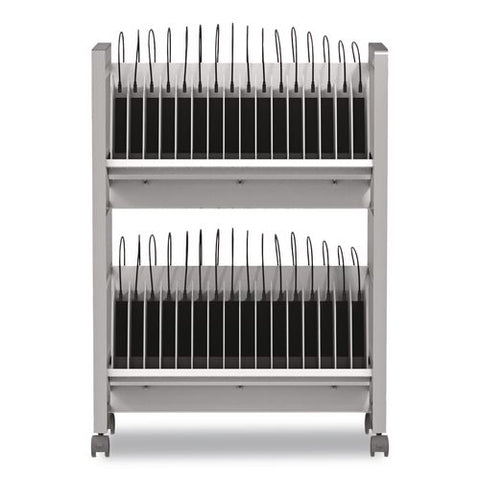 32 Bay Open Charging Cart For 32 Devices, 27 X 14.75 X 39.75