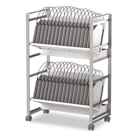 32 Bay Open Charging Cart For 32 Devices, 27 X 14.75 X 39.75
