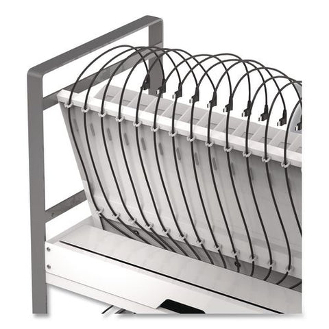 32 Bay Open Charging Cart For 32 Devices, 27 X 14.75 X 39.75